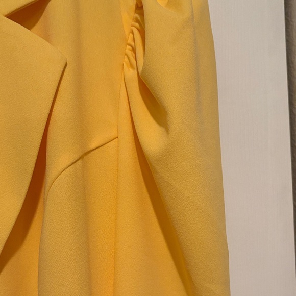 Ashley Stewart Yellow Women's Blazer Plus Size - Picture 4 of 7